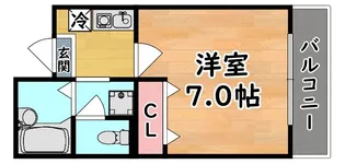 メゾン灘北【1階】の間取り