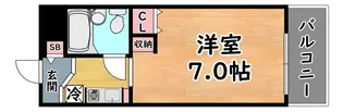 メゾン・ド・六甲パートV【1階】の間取り