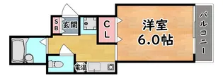 六甲ガーデンホームズ【3階】の間取り