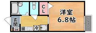 甲南ハイツ【2階】の間取り