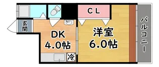 光栄ビル【4階】の間取り