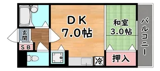 イズミコート【2階】の間取り