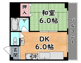 アクシスカナエⅠ【3階】の間取り