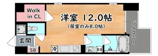 FOR DEAREST六甲(フォァ ディアレストロッコウ)【5階】の間取り