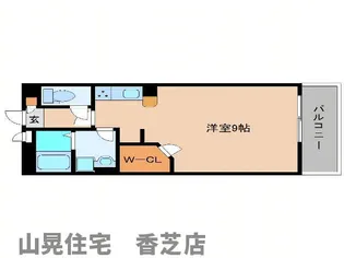 奈良県香芝市逢坂3丁目【マンション】の間取り