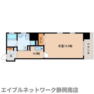 サウスガーデン南町【402号室】の間取り
