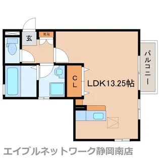 モナリエ小石川【1階】の間取り