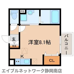 Re’ussir新川(レユシール)【105号室】の間取り