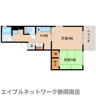 オラシオン稲川1丁目【2階】の間取り