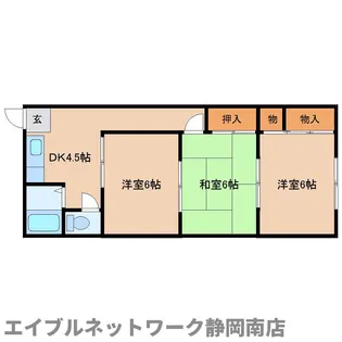 ハイツコバルト【102号室】の間取り