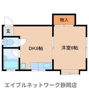 静岡県静岡市葵区銭座町【アパート】の間取り