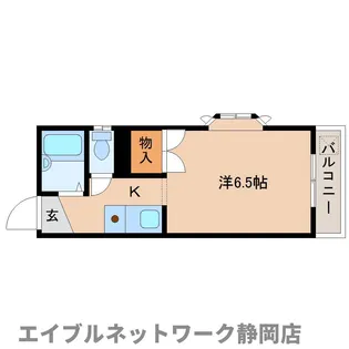 静岡県静岡市葵区安東1丁目【アパート】の間取り