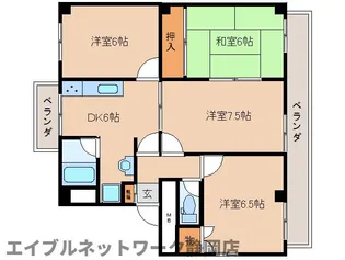 静岡県静岡市葵区浅間町1丁目【マンション】の間取り