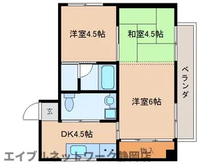 静岡県静岡市葵区鷹匠1丁目【マンション】の間取り