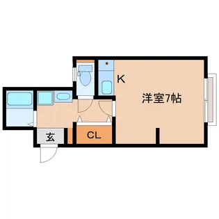 奈良県磯城郡田原本町殿町【マンション】の間取り