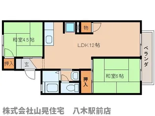 奈良県橿原市今井町1丁目【アパート】の間取り