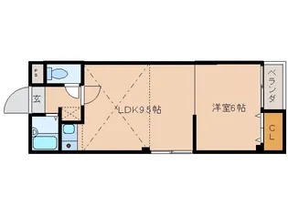 奈良県橿原市西池尻町【マンション】の間取り
