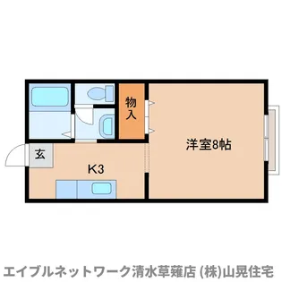 静岡県静岡市駿河区国吉田6丁目【アパート】の間取り