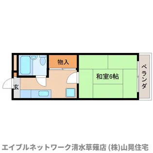 岳南ハイツ【303号室】の間取り