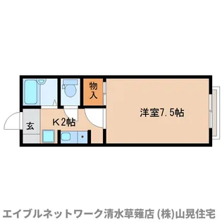 カーサひじり Ⅲ【1階】の間取り