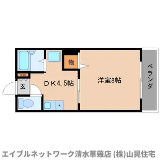 セジュールきんたろう【105号室】の間取り