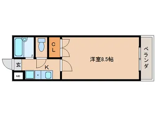 奈良県橿原市曽我町【アパート】の間取り