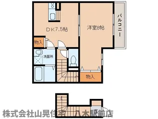 ハートウィル【2階】の間取り