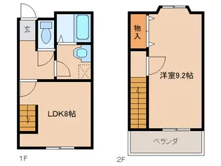奈良県橿原市新賀町【一戸建】の間取り