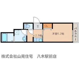 奈良県橿原市内膳町2丁目【アパート】の間取り
