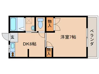 奈良県橿原市内膳町4丁目【マンション】の間取り