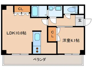 奈良県橿原市木原町【マンション】の間取り