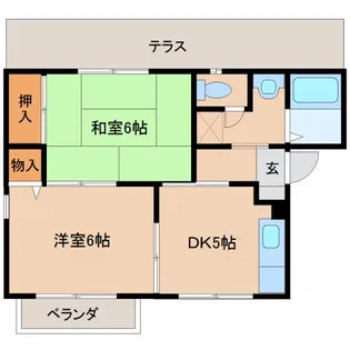 奈良県橿原市上品寺町【アパート】の間取り