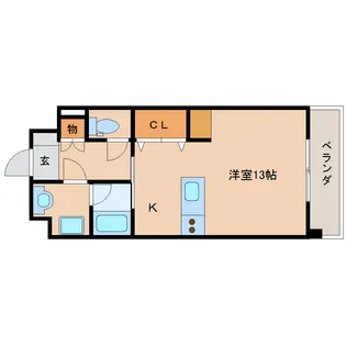 奈良県橿原市内膳町3丁目【マンション】の間取り