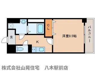 奈良県橿原市八木町1丁目【マンション】の間取り