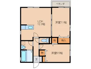 PAL【2階】の間取り