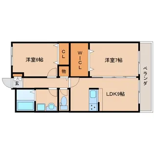 奈良県橿原市縄手町【マンション】の間取り