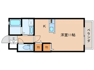 奈良県橿原市今井町2丁目【アパート】の間取り