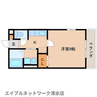 静岡県静岡市清水区淡島町【アパート】の間取り