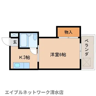 静岡県静岡市清水区追分1丁目【マンション】の間取り