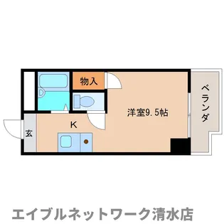 静岡県静岡市清水区川原町【マンション】の間取り