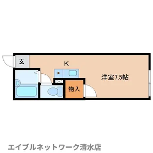 静岡県静岡市清水区駒越中1丁目【アパート】の間取り