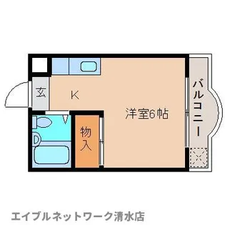 静岡県静岡市清水区三保【マンション】の間取り