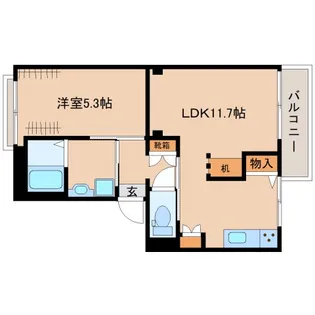 ラポール【2階】の間取り