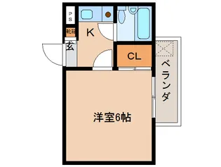 ディアコート奈良【3階】の間取り