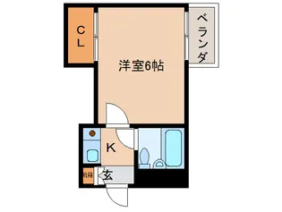 奈良県奈良市東木辻町【マンション】の間取り
