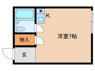 ハイツプチトマト【1階】の間取り