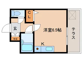 コーポ梅喜【103号室】の間取り