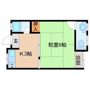 奈良県奈良市二条大路南4丁目【アパート】の間取り