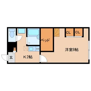 奈良県奈良市中山町【マンション】の間取り