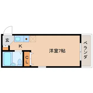 奈良県奈良市あやめ池南2丁目【マンション】の間取り